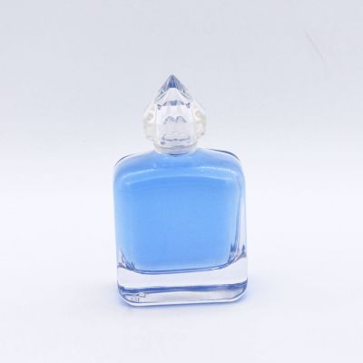 circle corner 100ml exquisite high quality glass bottles perfume wholesale 