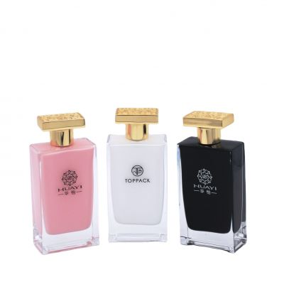 elegant high technology inner painting 100ml glass perfume bottle for sale 