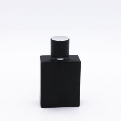 colorful high quality square rectangle glass 50ml empty perfume bottle 
