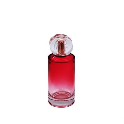 customizable gradual coating colorful empty cosmetic perfume glass bottle 100ml 
