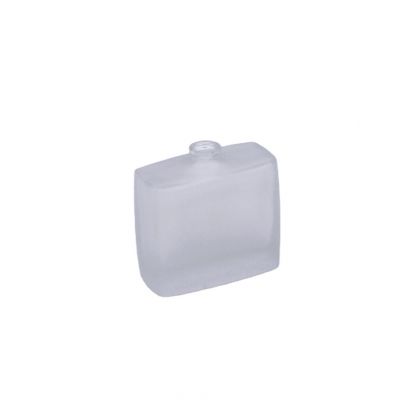 clear frosted luxury cosmetic glass empty bottle perfume 50ml for sale 