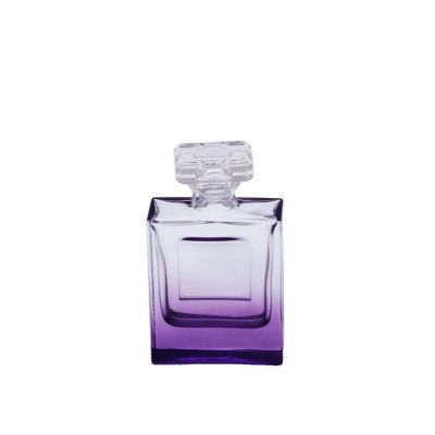 gradual coating empty cosmetic packaging glass 50ml perfume bottles for sale