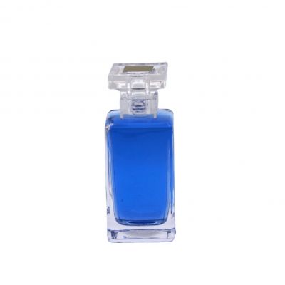 free samples clear cosmetic container wholesale perfume glass bottle 100ml 