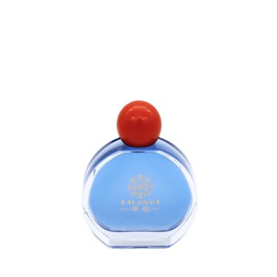 wholesale design printing logo high-end clear 100ml glass perfume bottles 