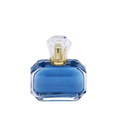 good quality 100 ml cosmetic packagign empty heterotypic glass bottle perfume