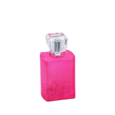 custom new technology screen printing 100ml empty glass perfume luxury bottle 