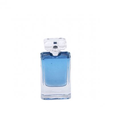 thick bottomed clear cosmetic container fancy empty vintage perfume glass bottle 