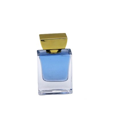 empty cosmetic 50ml vintage perfume clear glass bottle packaging for sale 