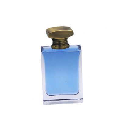 customized empty transparent clear glass spray container cosmetic perfume bottle 