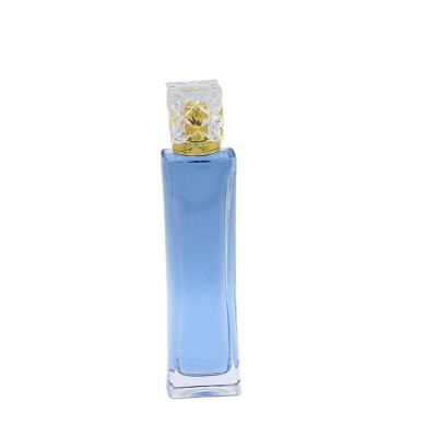 wholesale high-end 100ml empty cosmetic perfume clear bottles spray glass 