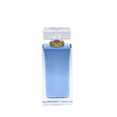 design transparent 100ml luxury vintage perfume clear glass bottles wholesale
