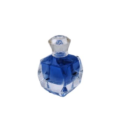 manufacture new shape luxury empty portable cosmetic glass perfume bottle 50ml 
