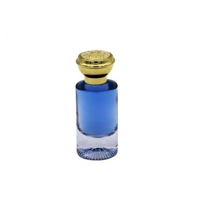high quality transparent empty spray perfume bottles 50ml glass with luxury cap