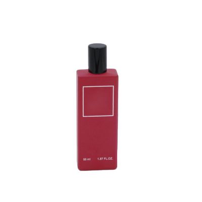 wholesale colored 50ml china perfume cosmetic container custom glass spray bottle 