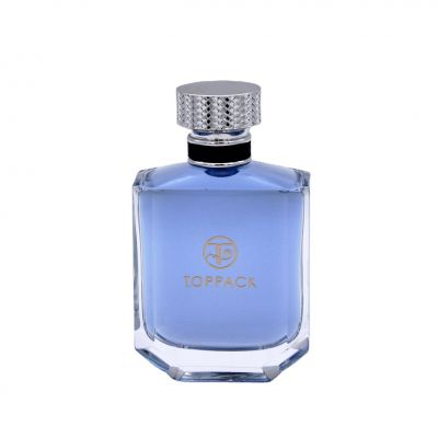 supplier design screen printing luxury cosmetic glass 100ml vintage perfume bottle 