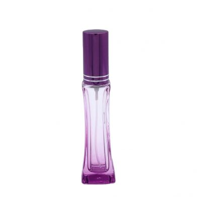 hot selling portable purple 30ml refillable empty perfume glass fine mist spray bottle 