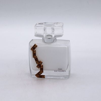 manufacturer design painting coating inside white perfume spray empty glass bottles 