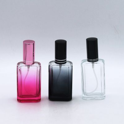 gradual coating refillable cosmetic packaging fancy perfume empty glass spray bottle 