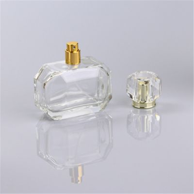 wholesale empty pretty clear glass perfume bottle 100 ml 