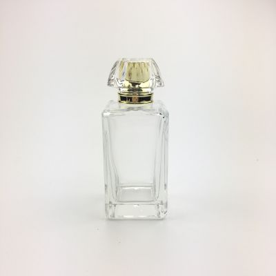 Hot sale glass design own brand name cheap perfume bottles 