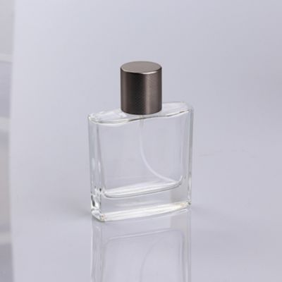50ml clear glass refillable perfume spray bottle 