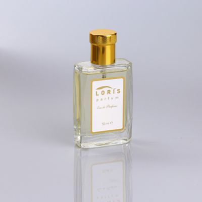 50ml square shape clear perfume bottle glass perfume 