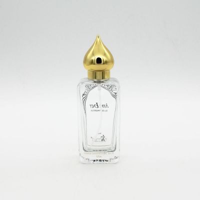 wholesale antique vintage empty high quality luxury 50ml perfume spray glass bottle