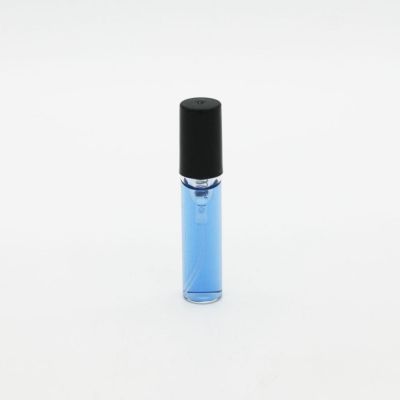 wholesale clear empty mini 1ml 2ml 5ml vial sample perfume tester tube bottle with cap