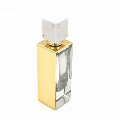 Assessed Manufacturer gold uv coating 100ml Fancy Glass Spray Perfume Bottle 
