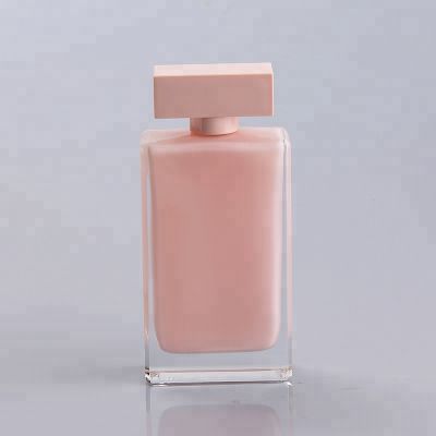 fancy pink color inner coated glass spray empty perfume bottles