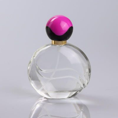Tested Large Factory Fancy Clear 50ml Fine Mist Spray Woman Perfume Glass Empty Bottle 