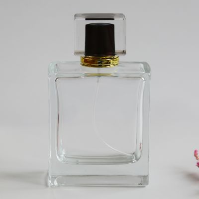 110ml hot sale rectangle perfume glass bottles 