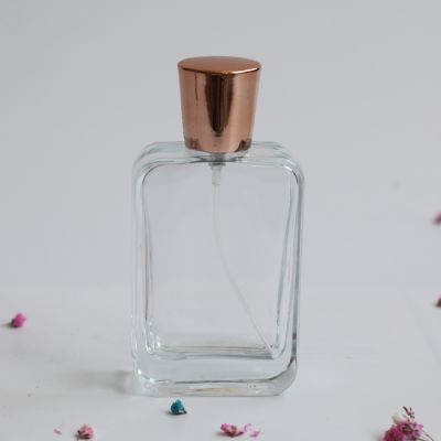 70ml wholesale rectangle perfume glass bottles with rounded edge 