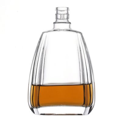 Manufacturing Customize Flint Rubber Stopper Empty Glass Bottle for Liquor 