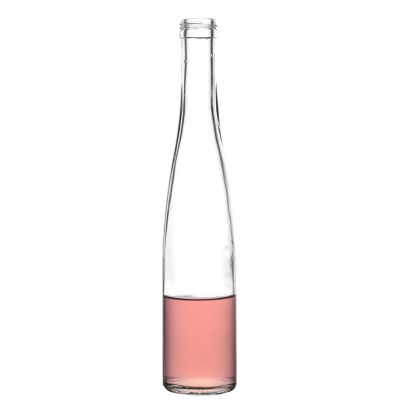 Glass Bottles Wholesale High Quality Flint Clear Round Customize Glass Bottle for Liquor 