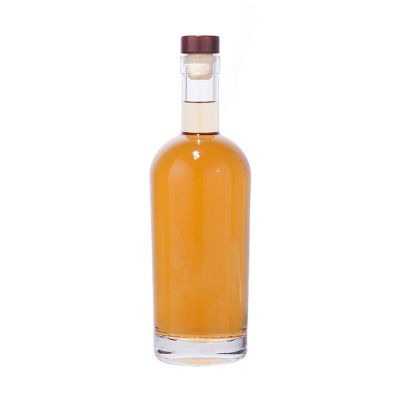 750ml high flint Delicate transparent wine bottles for liquor