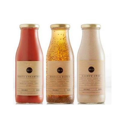 Wholesale 30cl cheap glass milky tea bottles