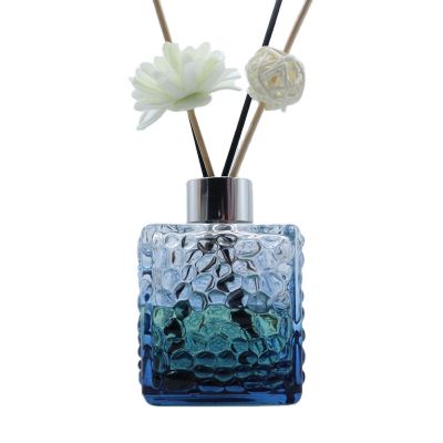 wholesale beautiful aroma empty glass 200ml 100ml reed diffuser bottle 