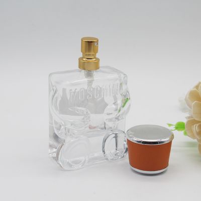 hot sale 50ml panda shape spray perfume glass bottle