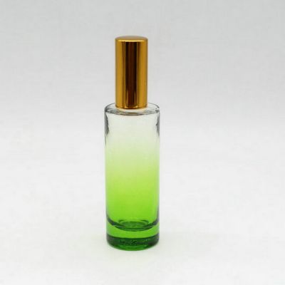 35ml colourful perfume glass bottle with pump 