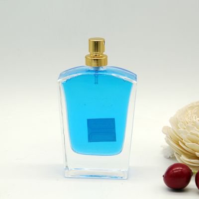 Empty crimp neck 50 ml glass perfume bottle spray bottle 100ml luxury bottle perfume