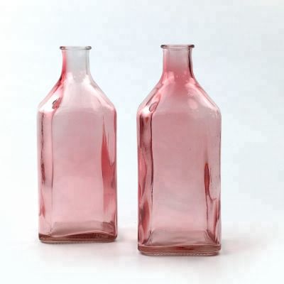 750mL Narrow-Mouth Glass Flower Vase with Rope Decoration Glass Spray Perfume Bottle 