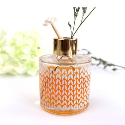 Luxury 250G 135ml fancy room fragrance scent massage aroma glass diffuser bottle