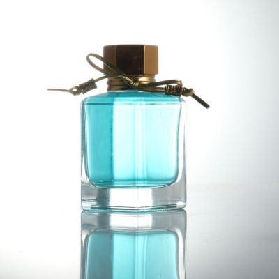 100ML Hexagon Aromatherapy Bottle Transparent Glass Fragrance Bottle Home Perfume Bottle