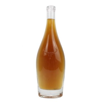 High quality hot selling 700ml Spirit whisky liquor empty glass bottles 