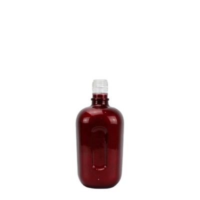 Red antique 750ml Spirit glass bottles for whisky liquor vodka glass empty bottle