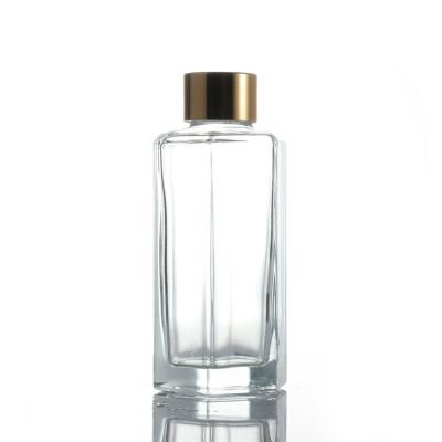 130ML Customized New Hexagon High Aromatherapy Bottle Thick Bottom Glass Fragrance Bottle Indoor Rattan Aroma Bottle