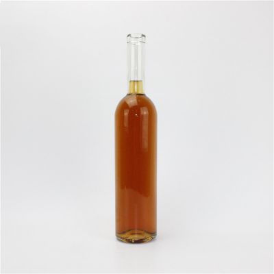 High bottleneck 750ml empty glass bottle wine bottle 