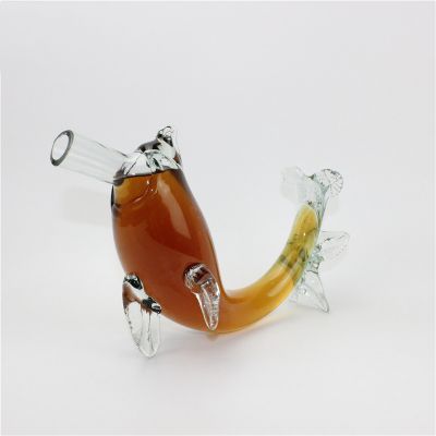 New design fish shape glass bottle wine bottle 