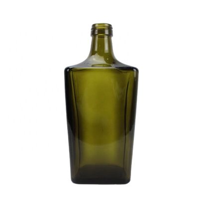 Hot selling dark green 750ml Spirit glass bottles for whisky liquor vodka glass empty bottle liquor bottle 